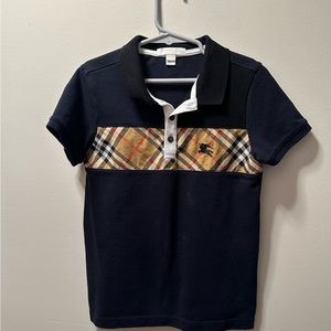 Burberry boys cotton polo shirt size 8